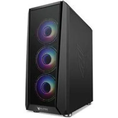 Torre SUPRA GAMING GTI 95 Mesh 4 Ventiladores ARGB Cristal Templado EATX Negro