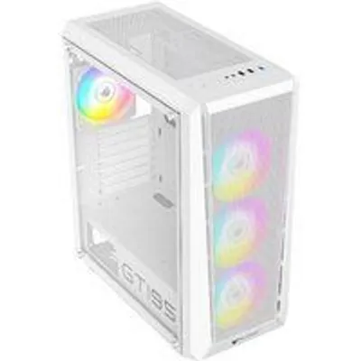 Torre SUPRA Gaming GTI 95 Mesh White 4 ventiladores ARGB Cristal Templado EATX