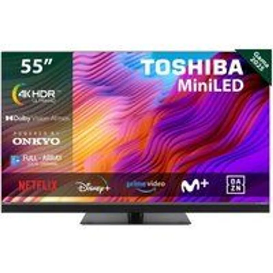 Toshiba MiniLED 55″ 55MG8F63DG 4K Ultra HD Google TV Dolby Vision WiFi HDMI 2.1 Negro