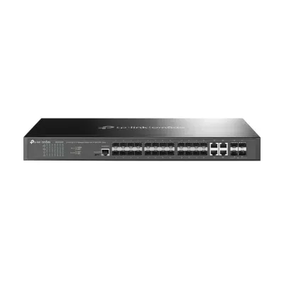 TP-Link Omada TL-SG3428XF Switch Gestionado L2+ 1U Negro