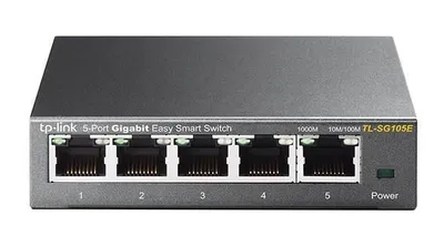 TP-Link TL-SG105E Switch Gestionado L2 Gigabit Negro