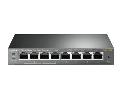 TP-Link TL-SG108PE Switch Ethernet Gestionado L2 PoE Negro