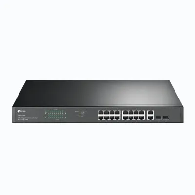 TP-Link TL-SG1218MP Switch No Administrado Gigabit Ethernet PoE 1U Negro