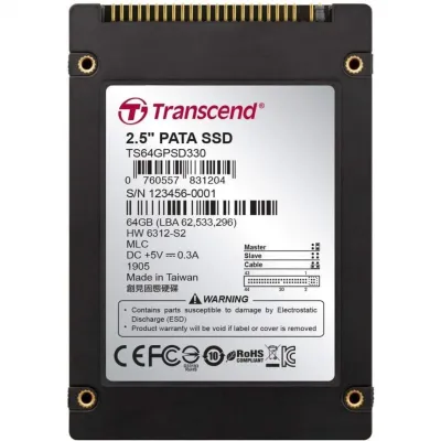 Transcend PSD330 64GB PATA 2.5" SSD