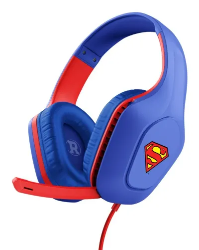 Trust GXT 415SM Zirox Auriculares Alámbrico Diadema Juego Azul, Rojo