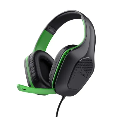 Trust GXT 415X ZIROX Auriculares Alámbricos Negro/Verde
