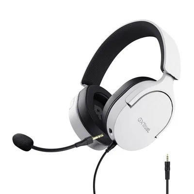 Trust GXT 489W FAYZO Auriculares Alámbricos Diadema Juego Negro Blanco