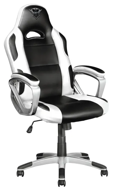 Trust GXT 705W Silla para videojuegos de PC Negro, Blanco