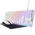 Trust GXT 794W TKL RGB Blanco/Ratón RGB/Alfombrilla Negra