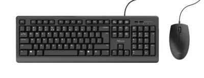 Trust Primo teclado Ratón incluido Universal USB QWERTY Español Negro