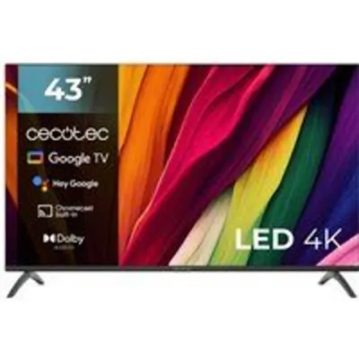 TV Cecotec LED A4 Series ALU40043 43″ 4K Ultra HD Android TV Dolby Vision Bluetooth HDR10 Chromecast VRR