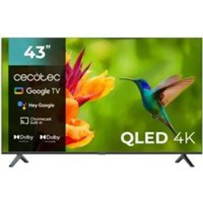 TV Cecotec QLED VQU40043 43" 4K Ultra HD Smart TV Dolby Vision Atmos HDMI 2.1 Bluetooth