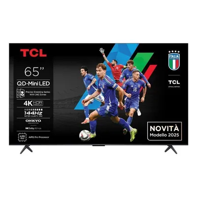 TV TCL QD-Mini LED 65Q6C 65" 4K Smart TV Metallic Dolby Vision