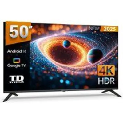 TV TD SYSTEMS PRIME50C21GLE 50" DLED 4K Ultra HD Google TV HDR10 Dolby Digital Plus Chromecast
