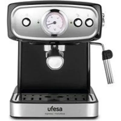Ufesa Brescia CE7244 Cafetera Espresso 20 Bares Negra/Inox