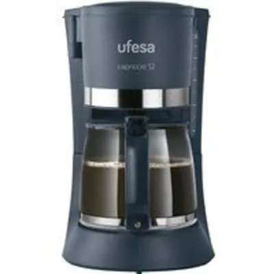 Ufesa Capriccio CG7124 Cafetera de Goteo 12 Tazas Negra