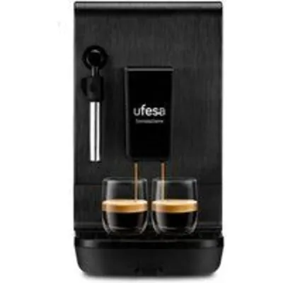 Ufesa Sensazione Cafetera Expresso Superautomática 20 Bares Negra