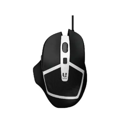 Uni Ratón 2400 DPI 6 botones USB-A cable 1.8m