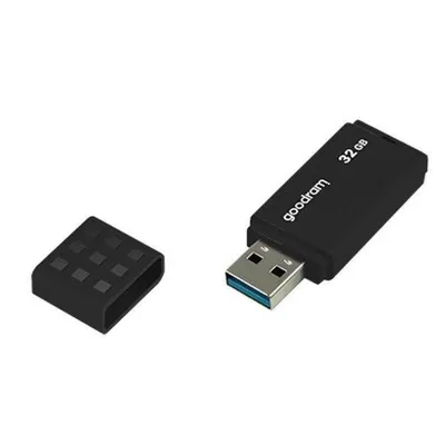 Unidad flash USB GoodRam UME3 32GB USB 3.2 Gen 1 negra tapón