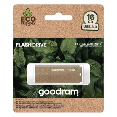 Unidad flash USB Goodram UME3 Eco Friendly 16GB USB 3.2 Gen 1 Marrón degradable