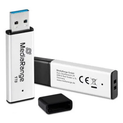 Unidad flash USB Mediarange MR1905-1 1 TB USB 3.2 de alta velocidad aluminio
