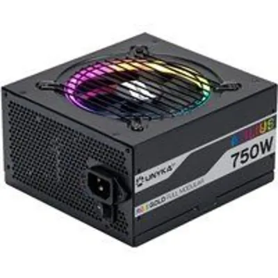 UNYKAch ATX Atilus RGB Black 750W unidad de fuente de alimentación 20+4 pin ATX Negro