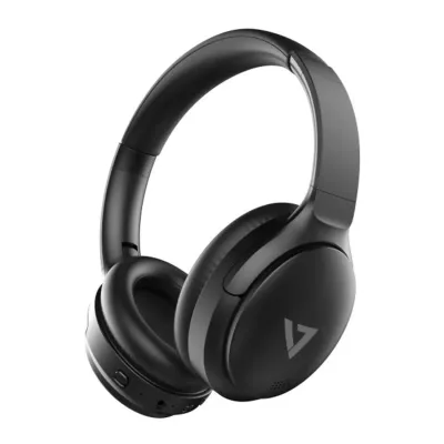 V7 HB800ANC Inalámbricos ANC Bluetooth USB-C Negro