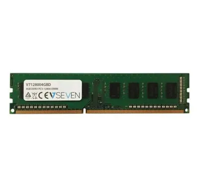 V7 V7128004GBD 4GB DDR3-1600MHz PC3-12800 DIMM Memory