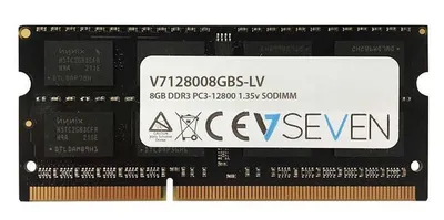 V7 V7128008GBS-LV 8GB DDR3-1600MHz SO-DIMM Notebook Memory