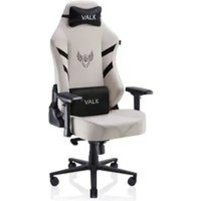 VALK Freya Silla Gaming de Tela Blanco Perla