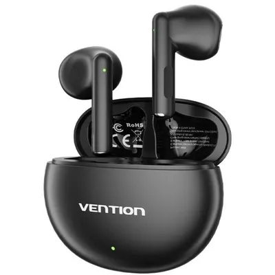 Vention ELF 06 NBKB0 Auriculares Bluetooth 6h Estuche Negro