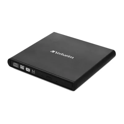 Verbatim Slimline External USB CD/DVD±RW Drive Black