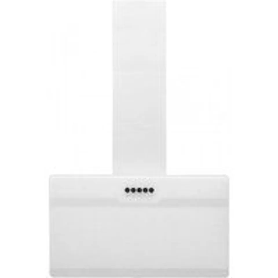 VidaXL Campana Decorativa 60cm C Acero/Cristal Blanco