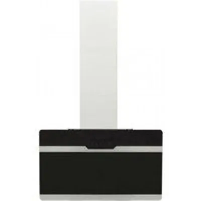 VidaXL Campana Decorativa 60cm C Acero/Cristal Negro