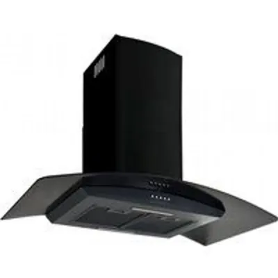 VidaXL Campana Decorativa 90cm Acero Inoxidable/Negro