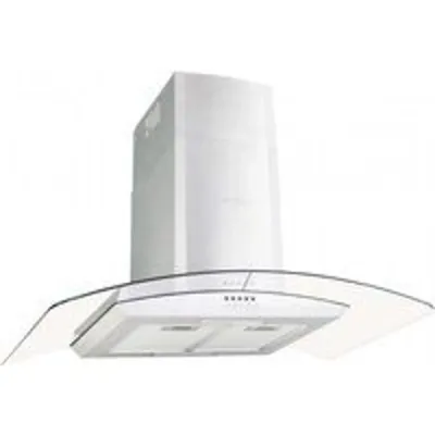 VidaXL Campana Decorativa 90cm D Acero Inoxidable/Cristal