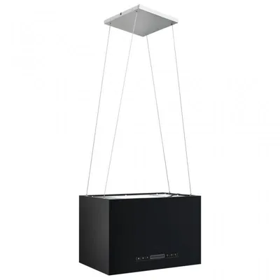 VidaXL Campana Decorativa de Isla 55cm Negro