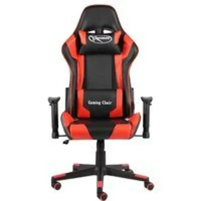VidaXL Kenssi Silla Gaming con Altura Ajustable Y Reclinable Rojo