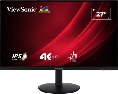 Viewsonic VG Series VG2708-4K LED display 68,6 cm (27") 3840 x 2160 Pixeles 4K Ultra HD Negro
