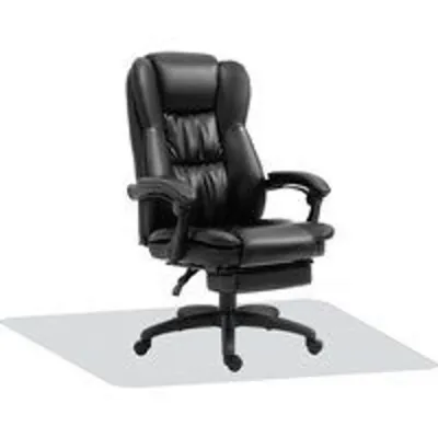 Vinsetto Conjunto De 1 Silla De Masaje Y 1 Alfombra Protectora De Suelo