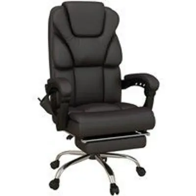 Vinsetto Silla de Oficina con 6 Puntos de Masaje Marrón