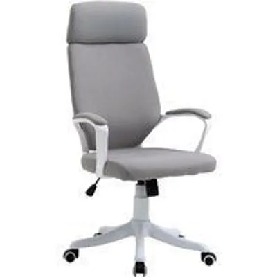 Vinsetto Silla de Oficina con Reposacabezas Gris