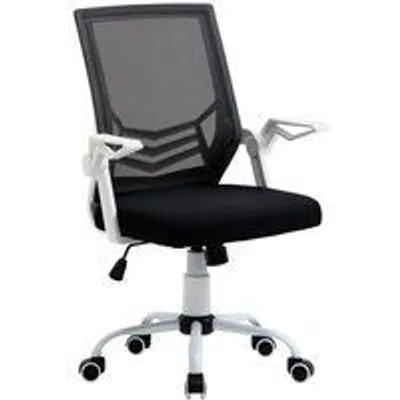 Vinsetto Silla de Oficina Giratoria con Reposabrazos Negra