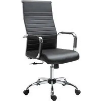 Vinsetto Silla de Oficina Giratoria Negra