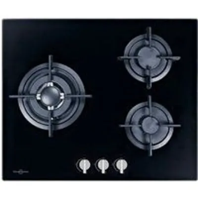 Vitrokitchen Cg605nn Encimera Cristal Gas 3fgos. A Gas Natural 60cm.