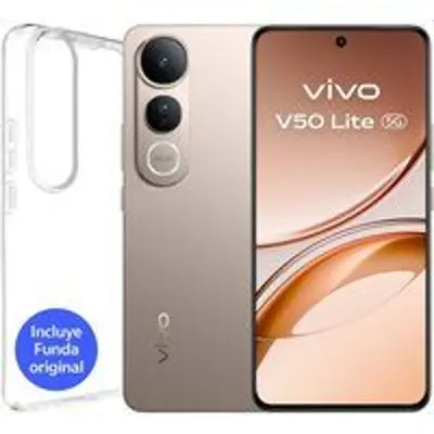 Vivo V50 Lite 5G 8GB/256GB Smartphone 6.77" AMOLED 6500mAh Dorado