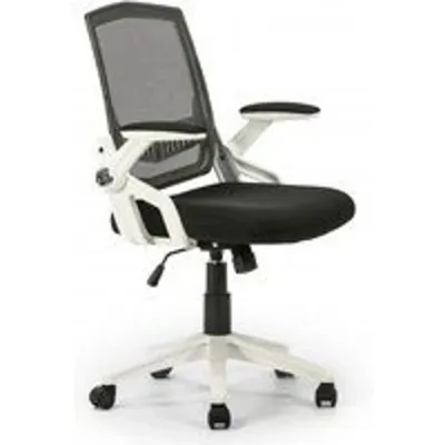 VS Venta-Stock Ergomax Silla de Oficina Reclinable Blanco/Negro