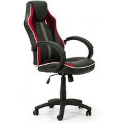VS Venta-Stock Formula Silla de Oficina Reclinable Negro/Rojo