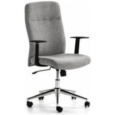 VS Venta-Stock Sam Silla de Oficina Gris Claro