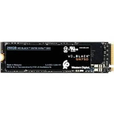 WD Black SN750 SSD 250GB M.2 NVMe 3D Nand PCI Express 3.0